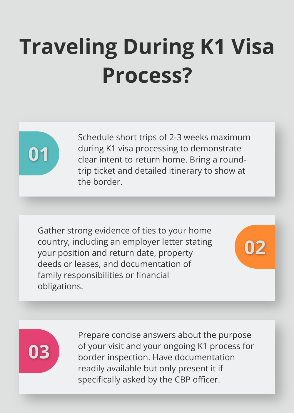 Fact - Traveling During K1 Visa Process?