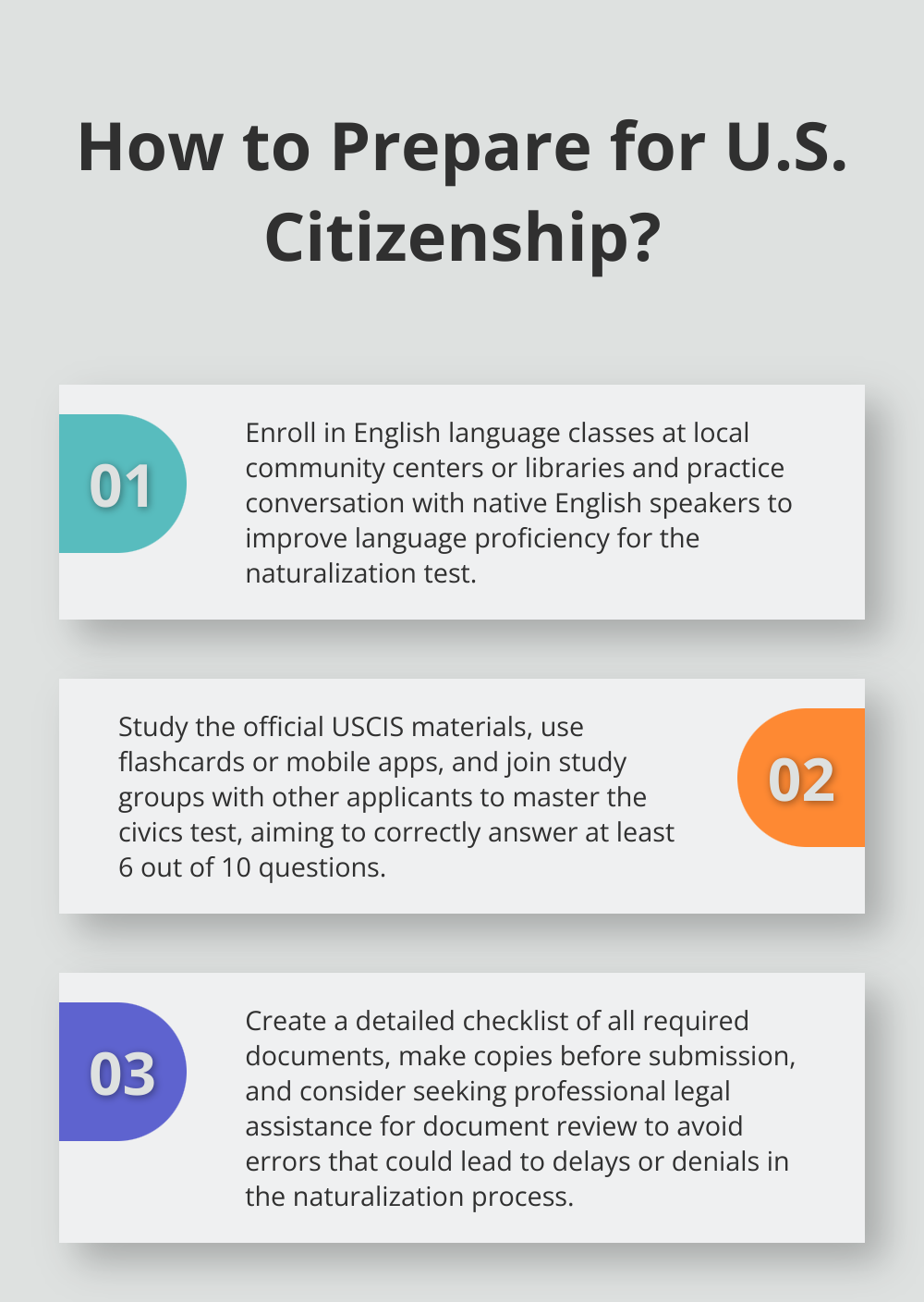 Fact - How to Prepare for U.S. Citizenship?