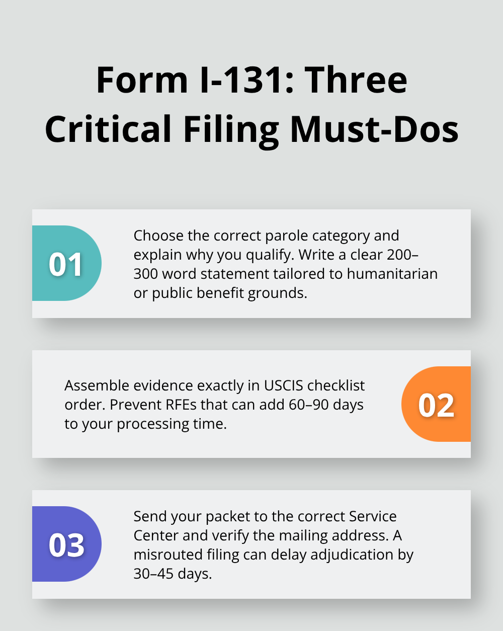 Three key steps to file Form I-131 correctly and avoid delays - parole 212.5 b 5 adjustment of status