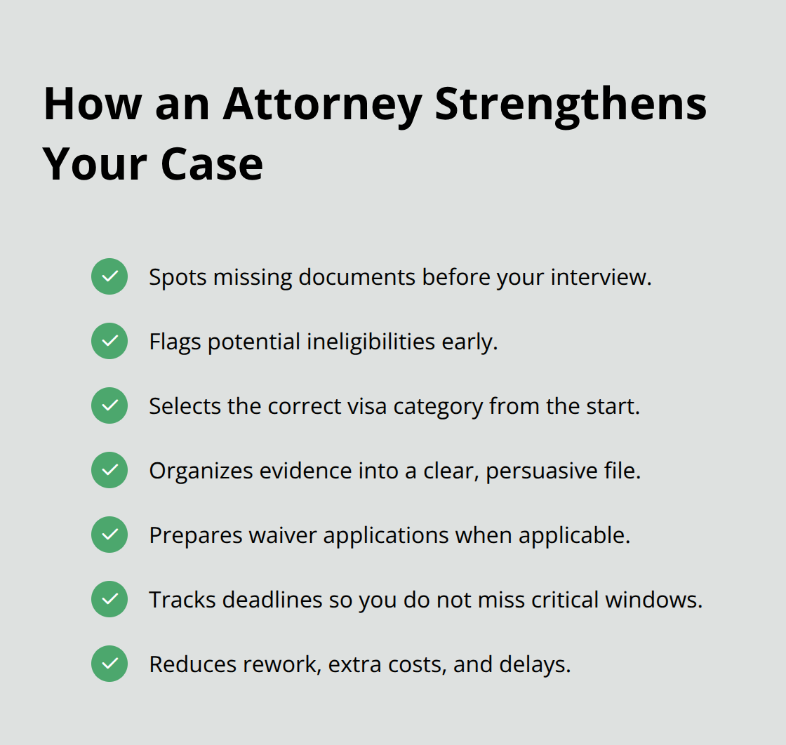 Key benefits of hiring an immigration attorney for an immigrant visa application. - national visa assistance